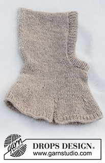 Warm Snuggles / DROPS 214-71 - Čepice / kukla pletená lícovým žerzejem s pružným lemem z příze DROPS Karisma a DROPS Brushed Alpaca Silk.