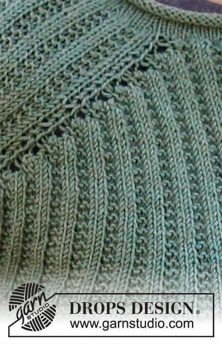 Lucky Clover Jacket / DROPS 215-10 - Strikket jakke i DROPS BabyMerino. Arbeidet strikkes ovenfra og ned med skulderøkning til sadelskuldre og strukturmønster. Størrelse S - XXXL.