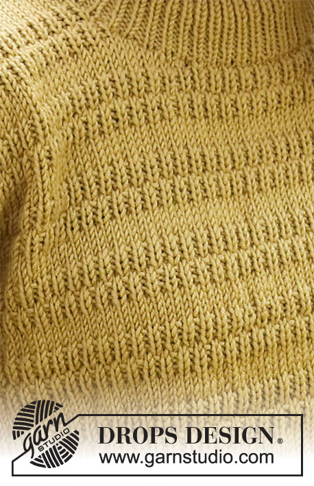 Mustard Seeds / DROPS 215-18 - Free knitting patterns by DROPS Design