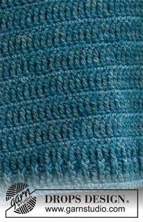 Paride / DROPS 215-25 - Hæklet slipover / vest i DROPS Sky og DROPS Kid-Silk. Arbejdet hækles oppefra og ned. Størrelse S - XXXL.