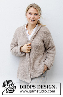 Free patterns using DROPS Alpaca Bouclé / DROPS 215-36