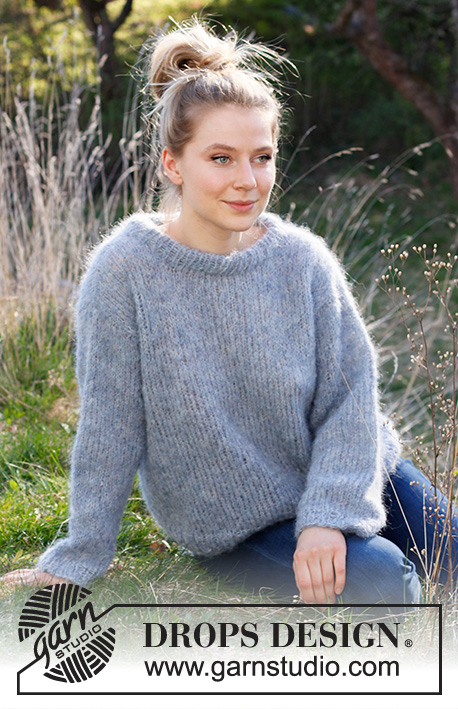 Rivers Rest Sweater / DROPS 216-41 - Free knitting patterns by DROPS Design