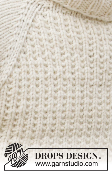 Budding Warmup / DROPS 219-10 - Gestrickter Pullover für Herren mit Raglan in DROPS Alaska. Die Arbeit wird von oben nach unten mit Strukturmuster und glatt rechts gestrickt. Größe S - XXXL.