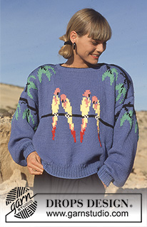 Graphic Throwback Patterns / DROPS 22-6