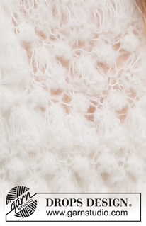 Cloud Cover / DROPS 220-9 - Knitted sweater with popcorn and bobbles in DROPS Melody. Size XS–XXL.