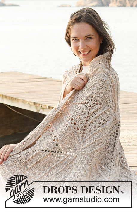 Day By Sea DROPS - Free crochet by DROPS Design