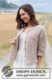 Free patterns using DROPS Alpaca Bouclé / DROPS 222-16