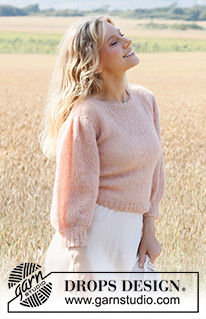 Bezplatné návody s použitím příze DROPS Brushed Alpaca Silk / DROPS 223-1
