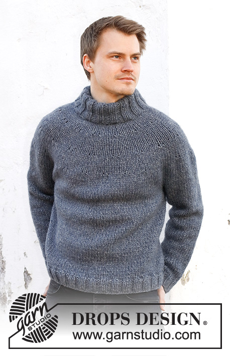 Sailor Blues Sweater / DROPS 224-19 - Free knitting patterns by