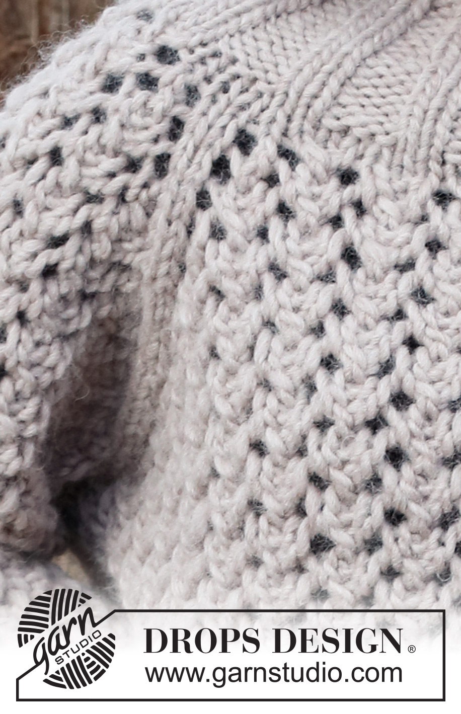 Rocky Shores Sweater / DROPS 226-29 - Knitted jumper in DROPS Snow or DROPS Wish. The piece is worked top down with raglan and lace pattern. Sizes S - XXXL.