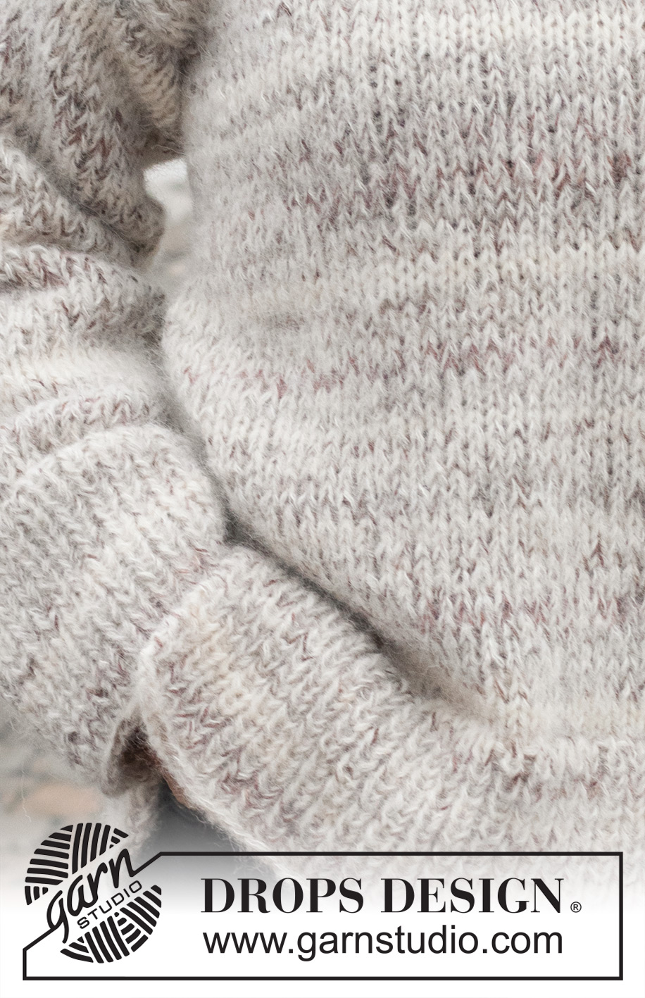 After the Blizzard / DROPS 227-16 - Strikket bluse og hue i 1 tråd DROPS Fabel og 2 tråde DROPS Brushed Alpaca Silk. Arbejdet strikkes i glatstrik med kanter i rib. Størrelse S - XXXL.