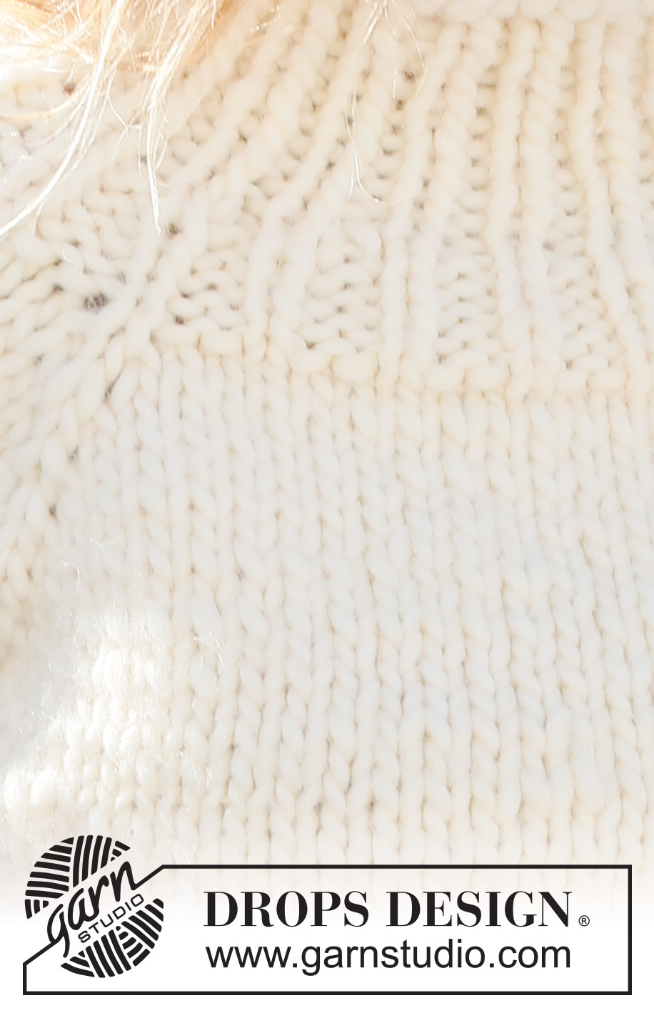 Snow Song Sweater / DROPS 227-25 - Sweter na drutach przerabiany od góry do dołu z reglanowymi rękawami, z włóczki DROPS Polaris. Od S do XXXL.