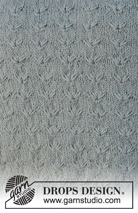 Migrating South / DROPS 227-44 - Gestrickter Pullover in DROPS Alpaca oder DROPS BabyAlpaca Silk. Die Arbeit wird glatt rechts mit langgezogenen Maschen gestrickt. Größe S - XXXL.