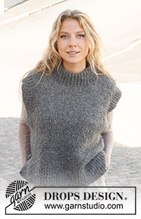 Free patterns using DROPS Alpaca Bouclé / DROPS 228-31
