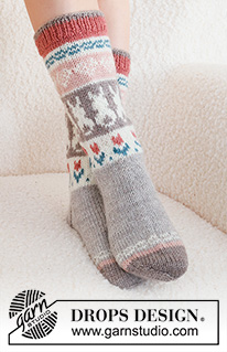 Halvhöga sockar / DROPS 229-34