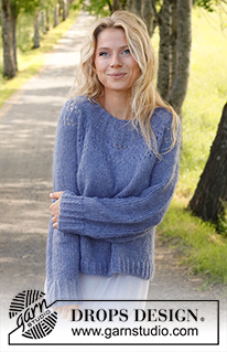 Bezplatné návody s použitím příze DROPS Brushed Alpaca Silk / DROPS 230-14