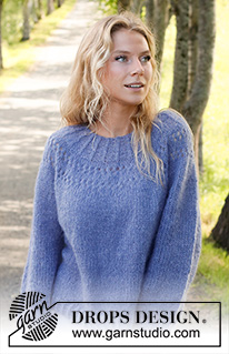 Bezplatné návody s použitím příze DROPS Brushed Alpaca Silk / DROPS 230-14