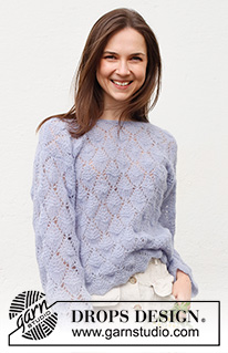 Bezplatné návody s použitím příze DROPS Brushed Alpaca Silk / DROPS 230-24