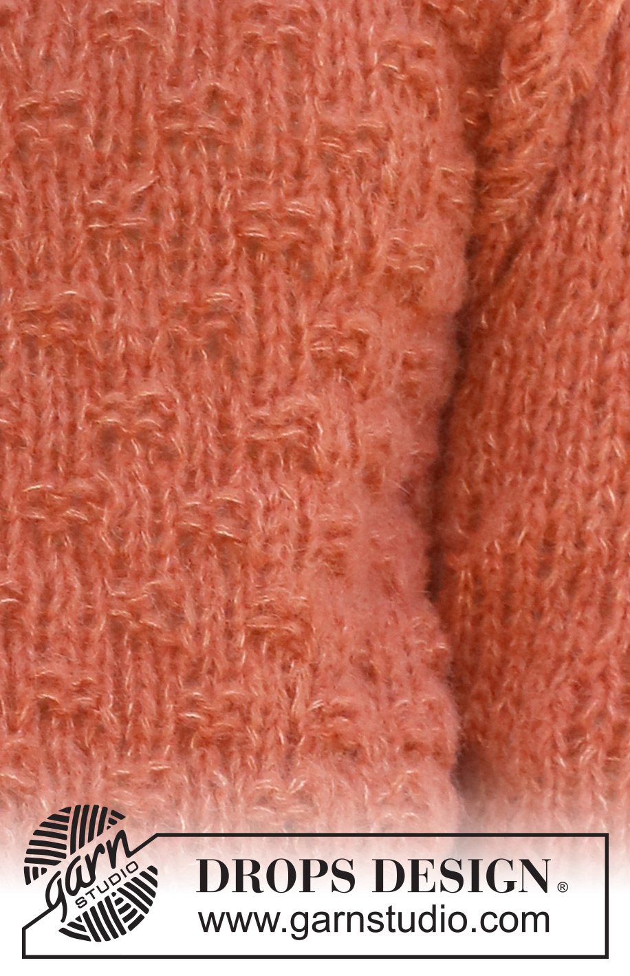 Maggie's Bricks / DROPS 231-30 - Pulovr pletený zdola nahoru dvojitou přízí DROPS Brushed Alpaca Silk nebo jednoduchou přízí DROPS Wish. Velikost S - XXXL.
