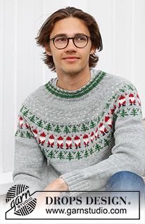 Free knitting and crochet patterns / DROPS 233-12