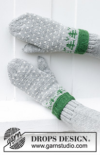 Christmas Mittens / DROPS 233-15