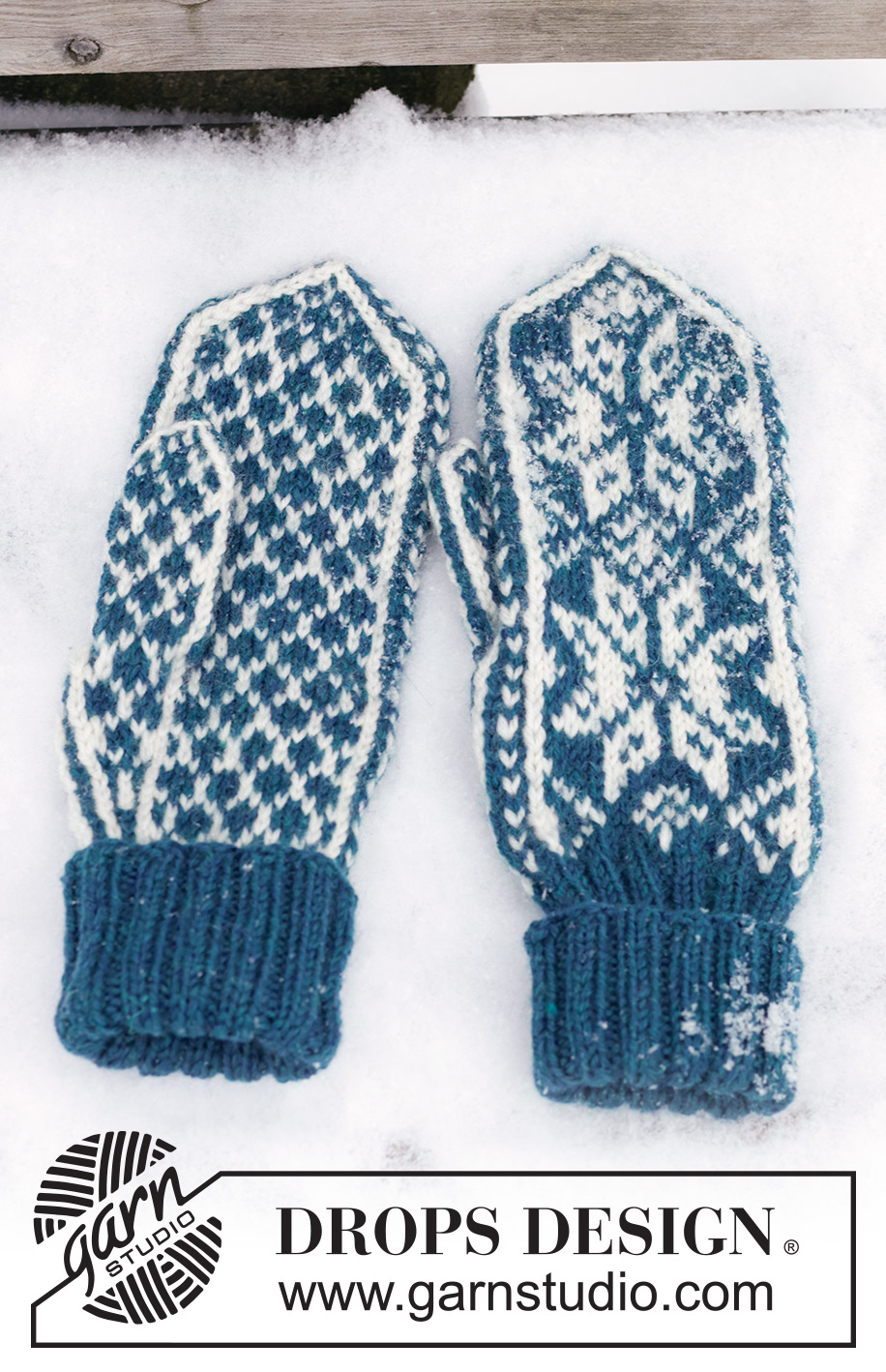 Christmas Claps / DROPS 233-21 - Gestrickte Fäustlinge für Herren mit nordischem Muster in DROPS Karisma. Thema: Weihnachten.