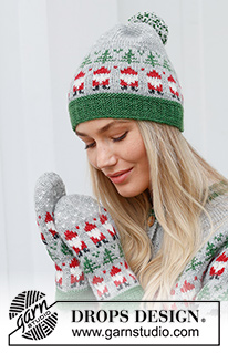Christmas Mittens / DROPS 234-61