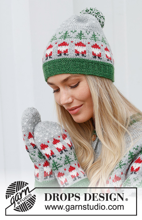 Christmas Mittens / DROPS 234-61