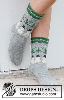 Christmas Socks & Slippers / DROPS 234-64