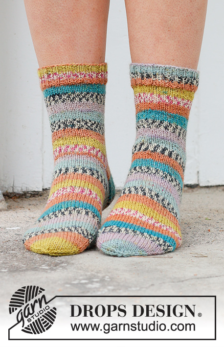 Halvhöga sockar / DROPS 234-69