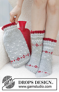 Christmas Socks & Slippers / DROPS 234-75