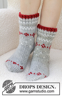 Christmas Socks & Slippers / DROPS 234-75