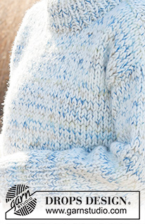 Winter Awakens / DROPS 236-21 - Strikket bluse i 1 tråd DROPS Fabel og 1 tråd DROPS Wish eller DROPS Snow. Arbejdet strikkes nedefra og op i glatstrik. Størrelse S - XXXL.