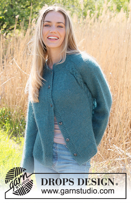 Cabled Bliss Cardigan / DROPS 236-26 - Free knitting patterns by DROPS ...