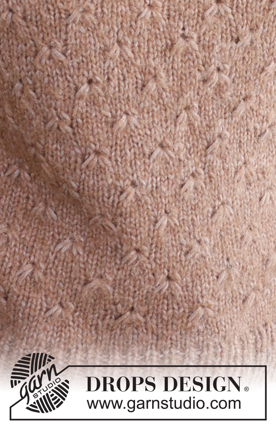Country Spice / DROPS 237-19 - Knitted jumper in DROPS Air. Piece is knitted top down with saddle shoulders and relief pattern. Size: S - XXXL
