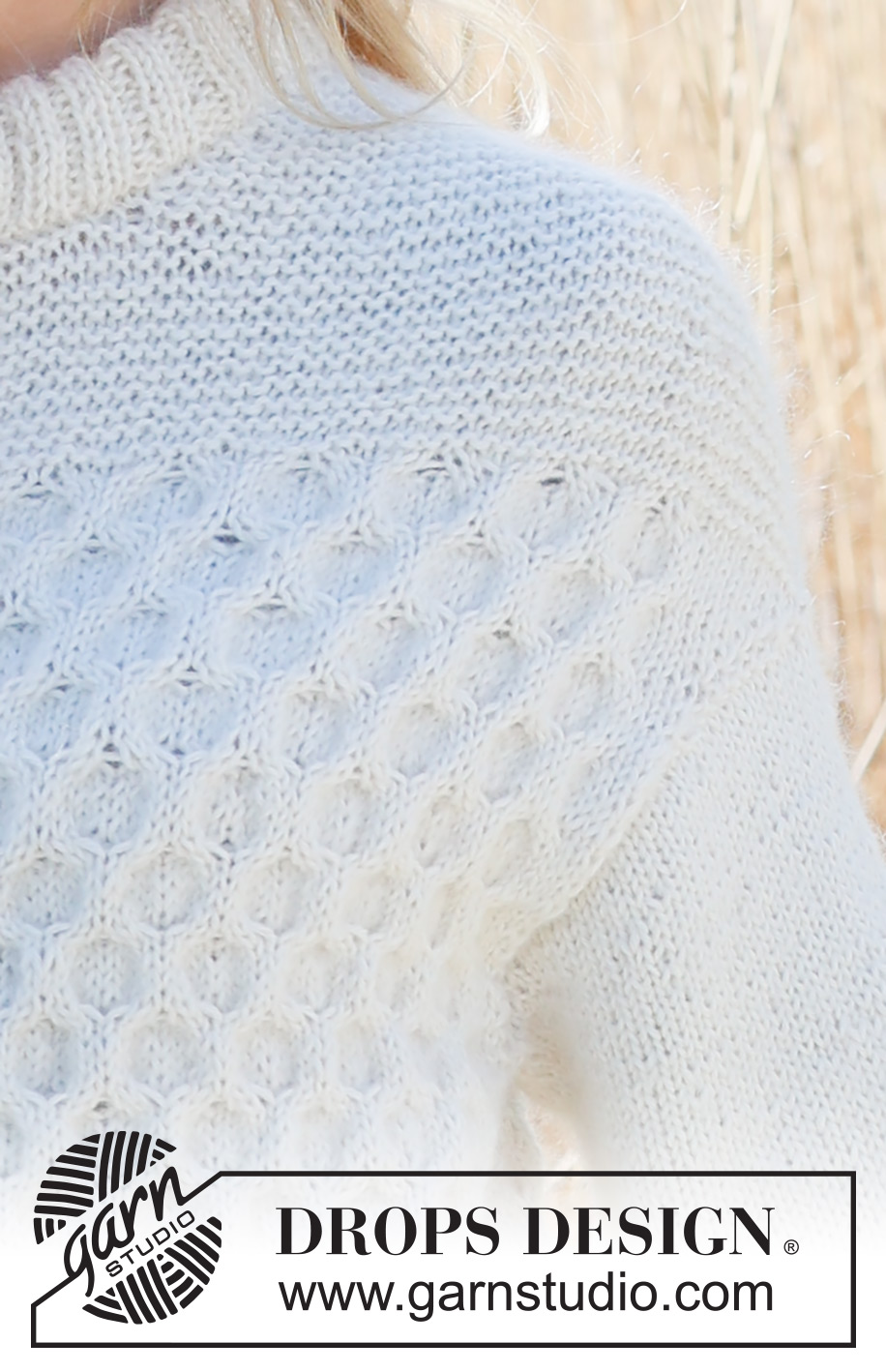 Snowy Bee Cardigan / DROPS 237-29 - Knitted jacket in DROPS Puna and DROPS Kid-Silk. Piece is knitted top down with honeycomb pattern, garter stitch and double neck edge. Size: S - XXXL