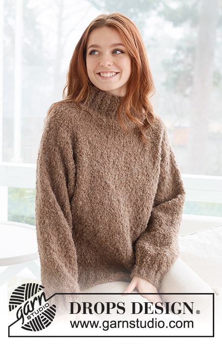 Free patterns using DROPS Alpaca Bouclé / DROPS 237-41