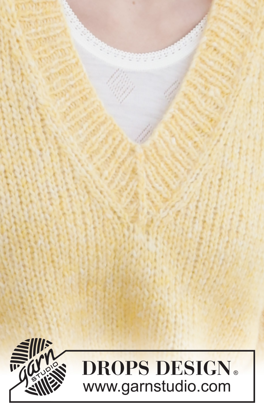 Free to Be / DROPS 240-17 - Knitted sweater in DROPS Air. The piece is worked bottom up with V-neck. Sizes S - XXXL.