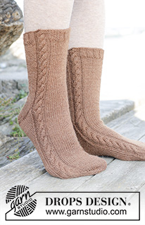 Halvhöga sockar / DROPS 244-36
