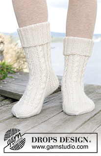 Halblange Socken / DROPS 244-39