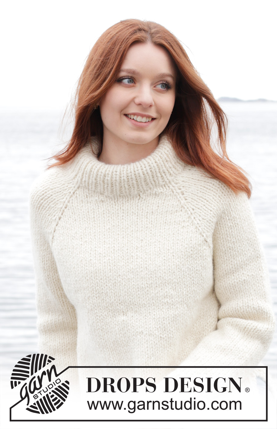 Under the Moon / DROPS 245-25 - Knitted jumper in DROPS Andes. The piece is worked top down with raglan and split in sides. Sizes S - XXXL.