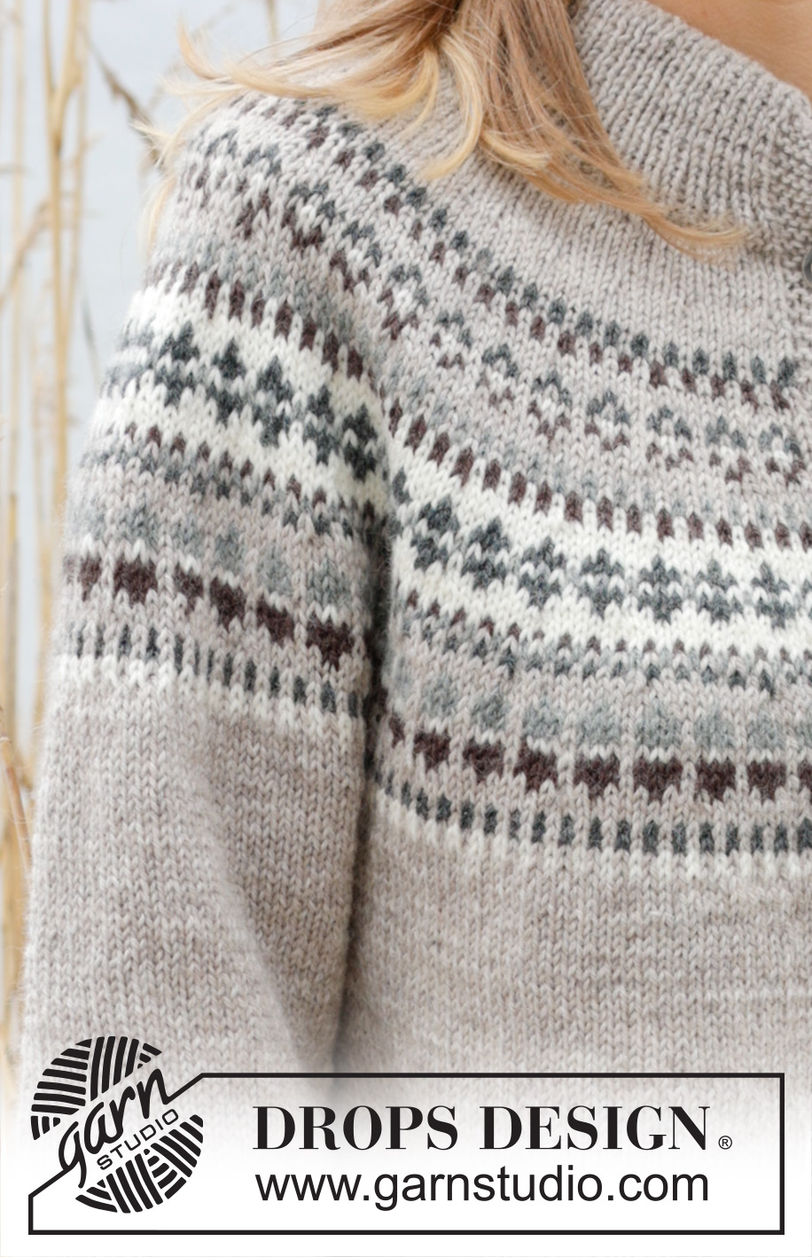 Boreal Circle Cardigan / DROPS 245-3 - Gebreid vest in DROPS Karisma. Het werk wordt van boven naar beneden gebreid met ronde pas en Scandinavisch patroon. Maten S - XXXL.