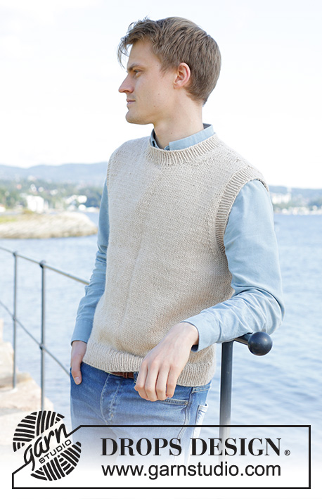 Vestfjord Vest / DROPS 246-13 - Free knitting patterns by DROPS Design