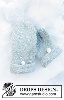 Winter Mint Mittens / DROPS 246-45 - Miehen neulotut ja huovutetut käsineet 2-kertaisesta DROPS Alpaca-langasta.