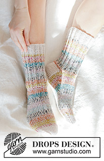 Halvhöga sockar / DROPS 247-15