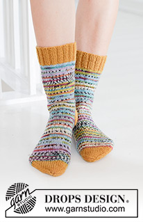Halblange Socken / DROPS 247-16