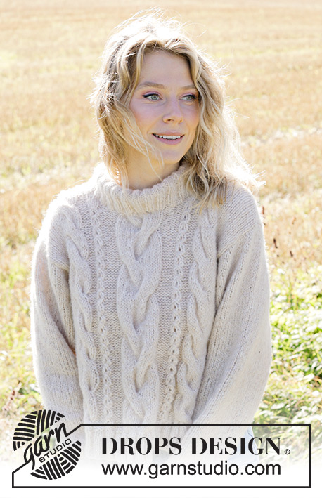 Woven Willows / DROPS 248-17 - Free knitting patterns by DROPS Design