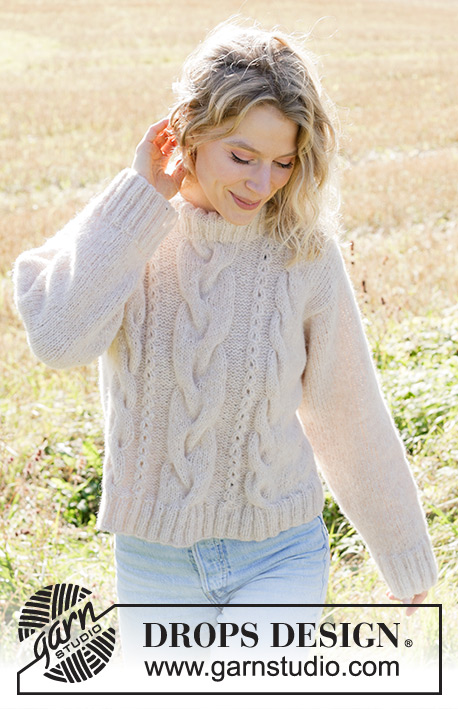 Woven Willows / DROPS 248-17 - Free knitting patterns by DROPS Design