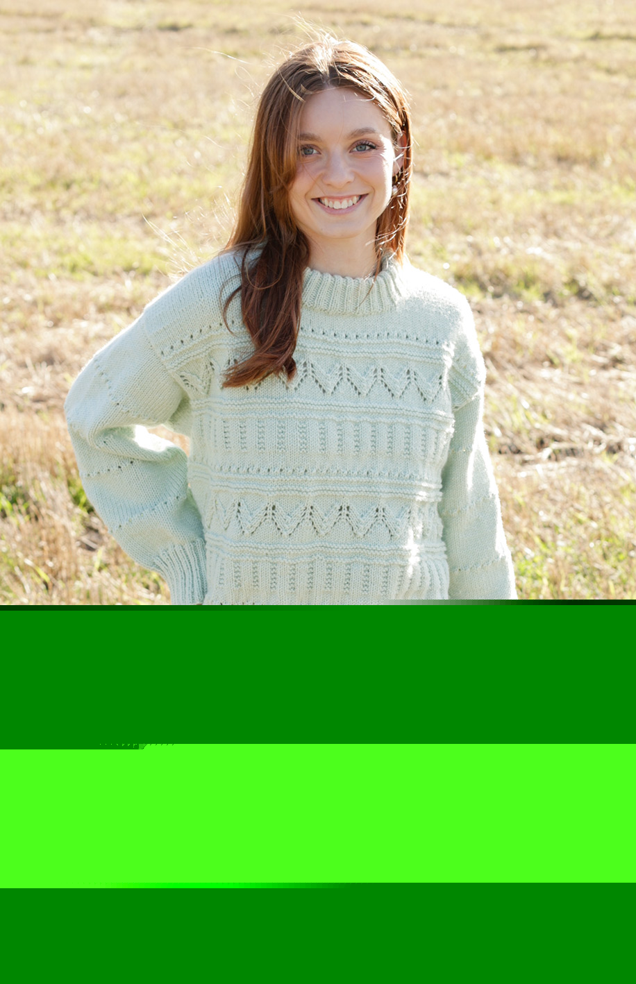 Mint Romance / DROPS 249-12 - Strikket genser i DROPS Daisy. Arbeidet strikkes ovenfra og ned med skrå skulder / europeisk skulder, hullmønster, dobbel halskant og splitt i sidene. Størrelse S - XXXL.
