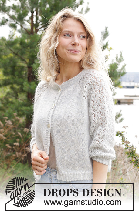 Remembering Spring Cardigan / DROPS 250-2 - Free knitting patterns by ...